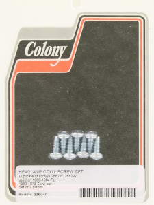 FORK COWL SCREW KIT